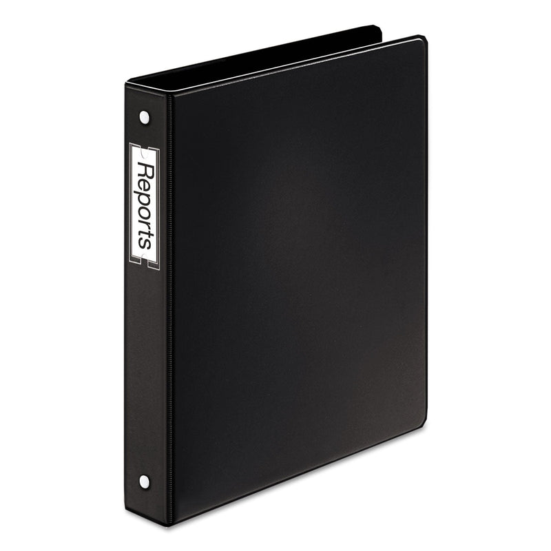 Cardinal Premier Easy Open Locking Round Ring Binder, 3 Rings, 1" Capacity, 11 x 8.5, Black