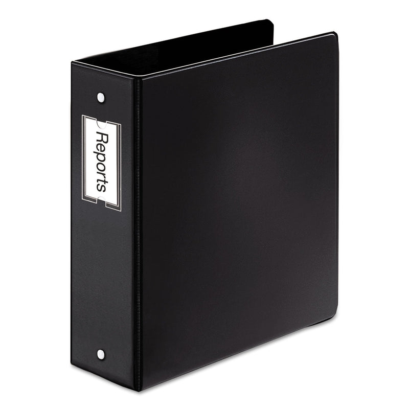 Cardinal Premier Easy Open Locking Round Ring Binder, 3 Rings, 3" Capacity, 11 x 8.5, Black