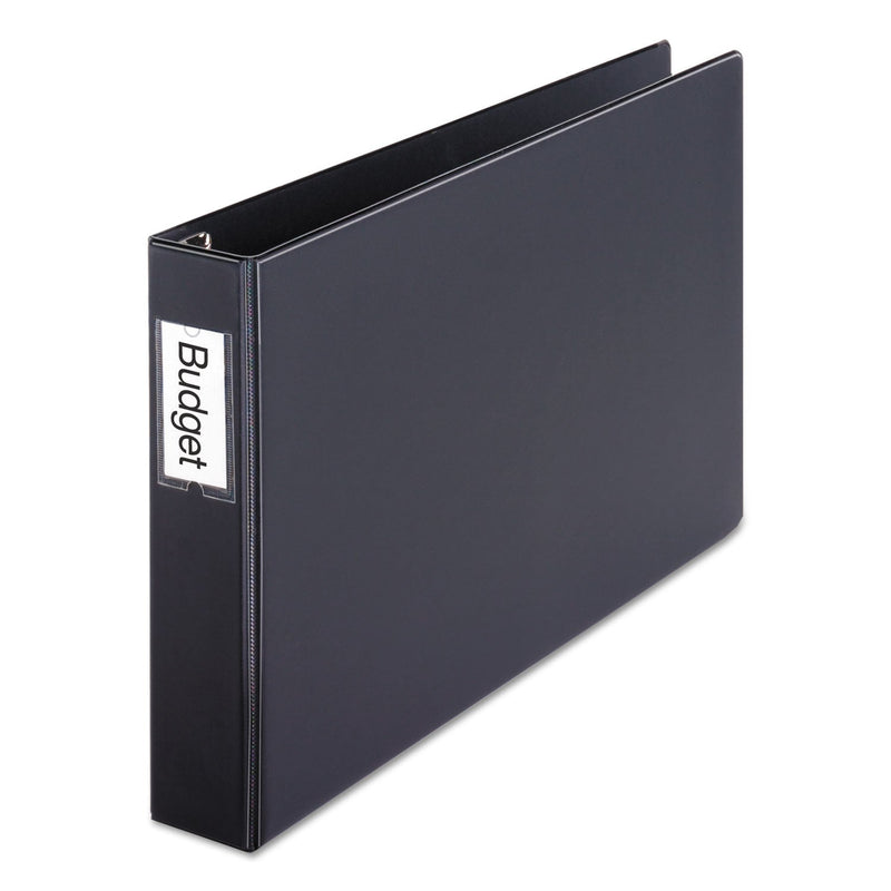 Cardinal Premier Easy Open 11 x 17 Locking Slant-D Ring Binder, 3 Rings, 2" Capacity, 11 x 17, Black