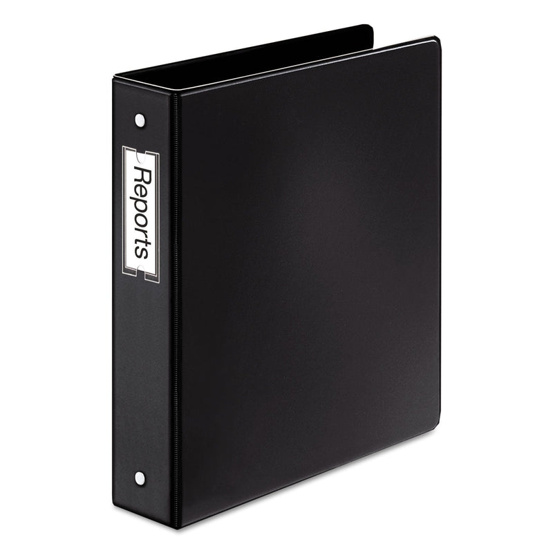 Cardinal Premier Easy Open Locking Round Ring Binder, 3 Rings, 1.5" Capacity, 11 x 8.5, Black