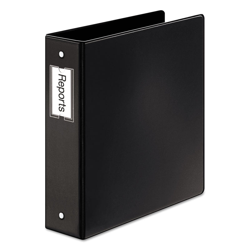 Cardinal Premier Easy Open Locking Round Ring Binder, 3 Rings, 2" Capacity, 11 x 8.5, Black