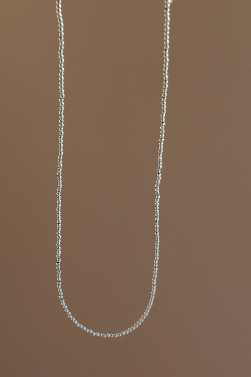 SILVER BEADED CHAIN