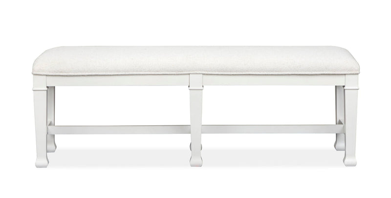 Kingston - Bench - Whisper White And Cerused Nutmeg