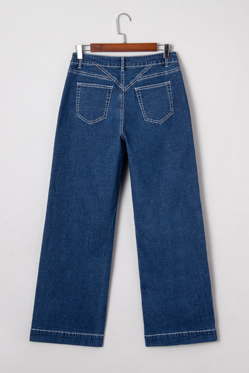 Daria Detail Loose Cuffed Jeans