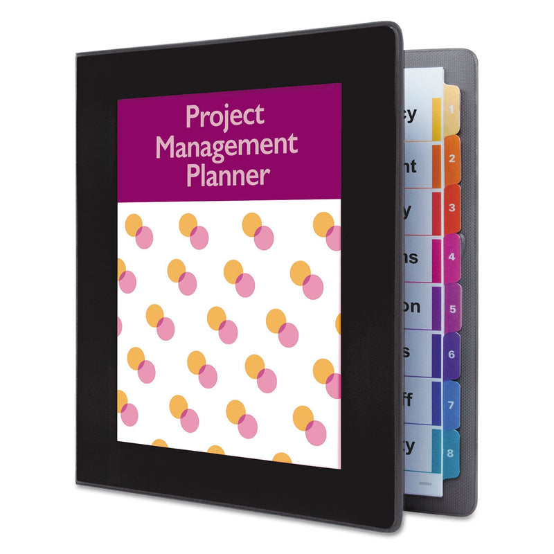 Avery UltraLast Heavy-Duty View Binder with One Touch Slant Rings, 3 Rings, 1" Capacity, 11 x 8.5, Black