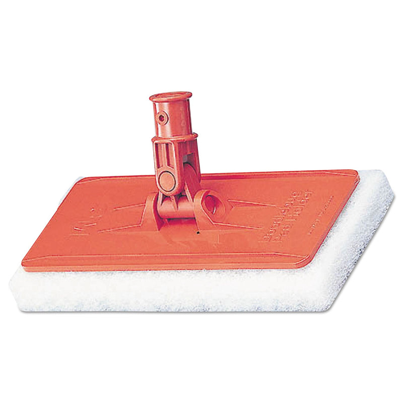 3M Doodlebug Threaded Pad Holder Kit, 4.63 x 10, Orange, 4/Carton