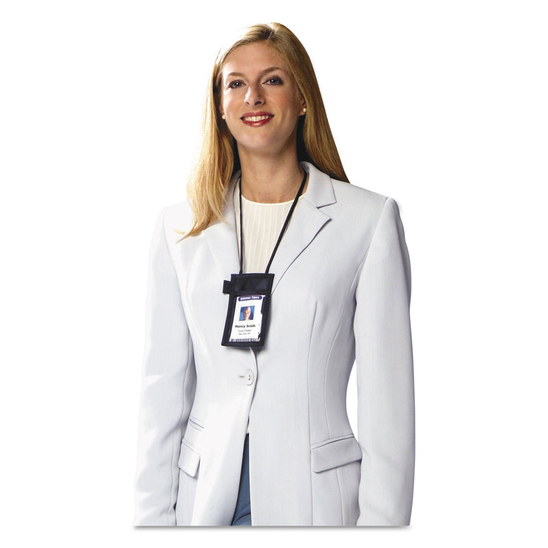 SICURIX Sicurix ID Neck Pouch, Vertical, 3 x 4 3/4, Black