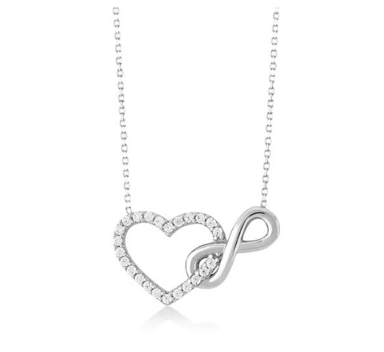 Sterling Silver Double Circle Interlocking Small Beads Necklaces Pendants For Women Party Gift Choker Chains