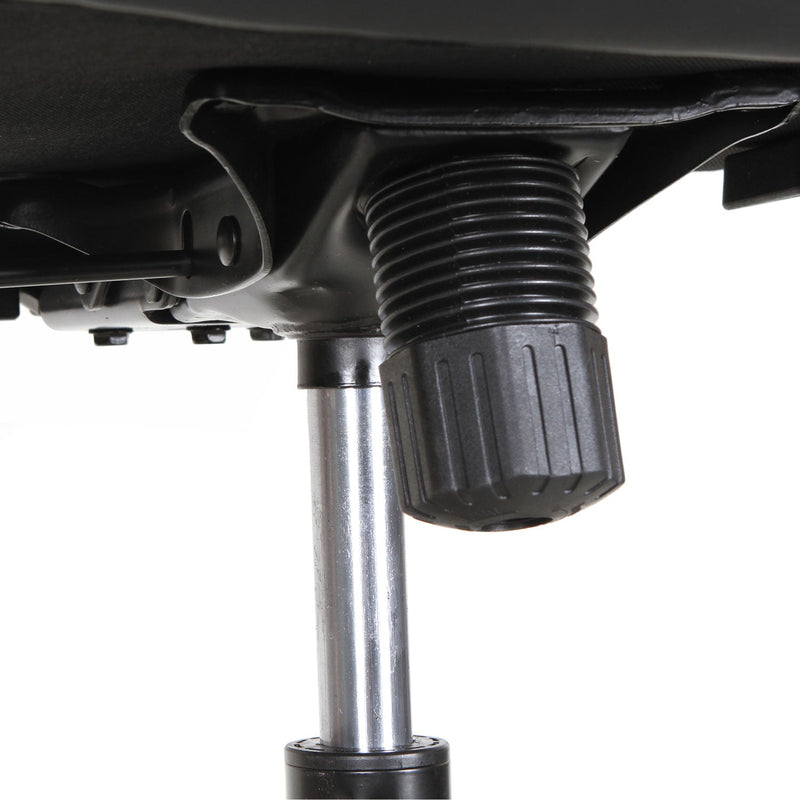 Alera EB-T Series Synchro Mid-Back Flip-Arm Chair, Supports Up to 275 lb, 17.71" to 21.65" Seat Height, Black