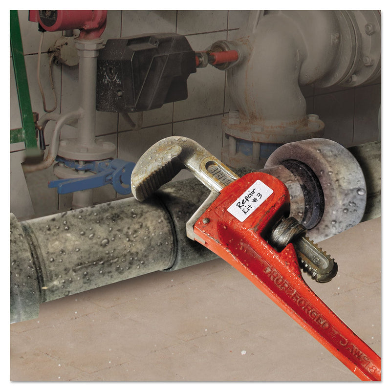 Avery Durable Permanent Multi-Surface ID Labels, Inkjet/Laser Printers, 0.75 x 1.75, White, 12/Sheet, 10 Sheets/Pack