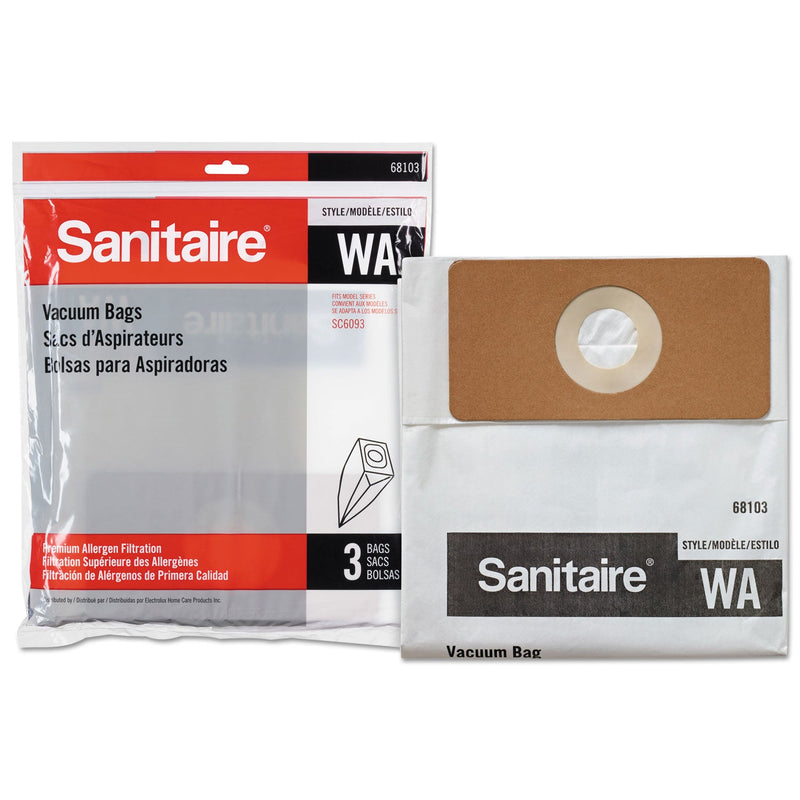 Sanitaire WA Premium Allergen Vacuum Bags for SC5745/SC5815/SC5845/SC5713, 3/PK, 10PK/CT