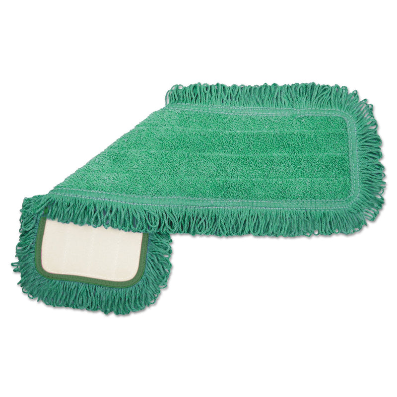 Boardwalk Microfiber Dust Mop Head, 18 x 5, Green, 1 Dozen