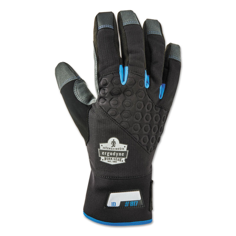 ergodyne Proflex 817 Reinforced Thermal Utility Gloves, Black, Small, 1 Pair