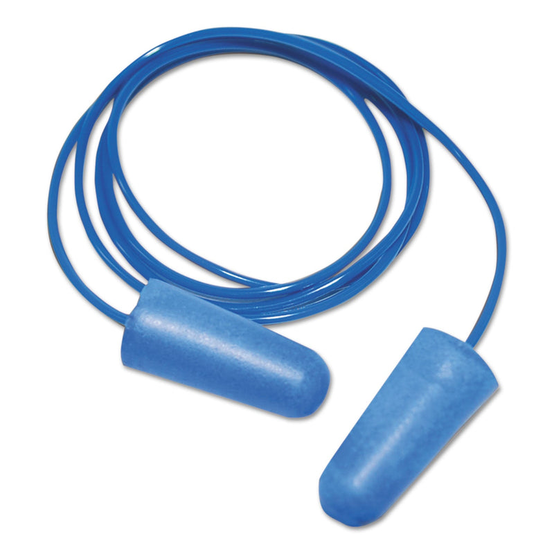 Boardwalk Detectable Earplugs, Corded, Blue, 200 Pairs