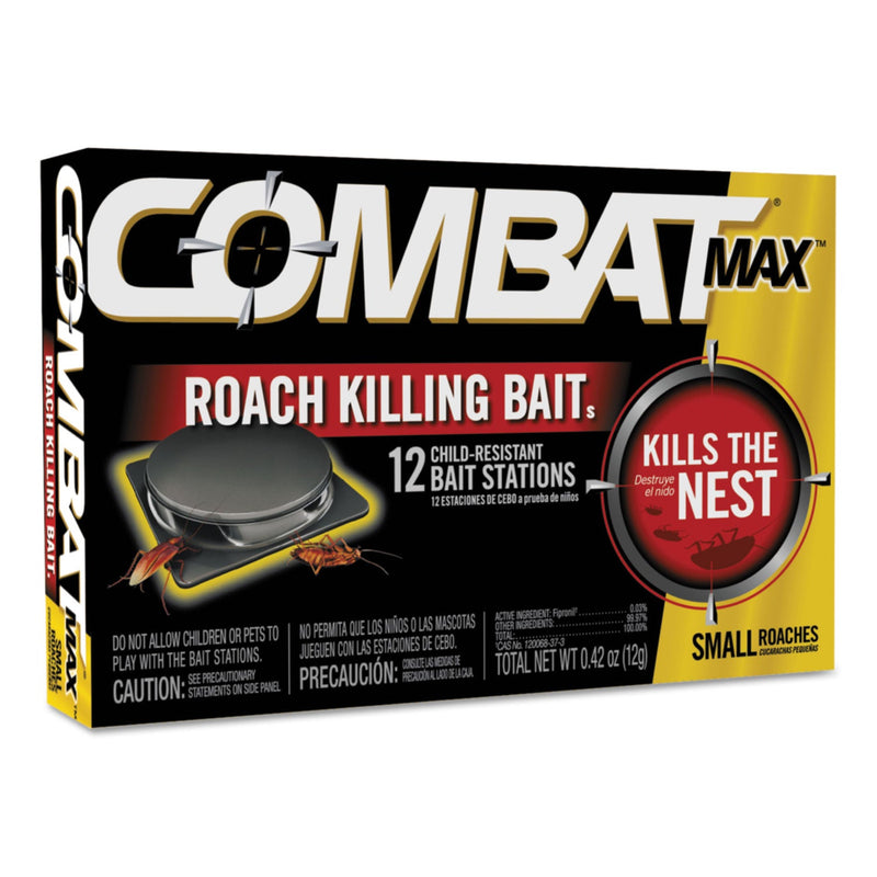 Combat Small Roach Bait, 12/Pack, 12 Packs/Carton