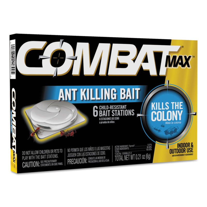 Combat Source Kill MAX Ant Killing Bait, 0.21 oz, 6/Box 12 Boxes/Carton