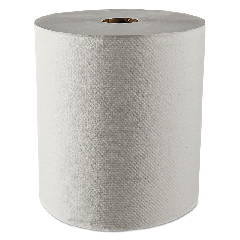 Scott Essential 100% Recycled Fiber Hard Roll Towel, 1.5" Core, 8" x 800 ft, White, 12/Carton
