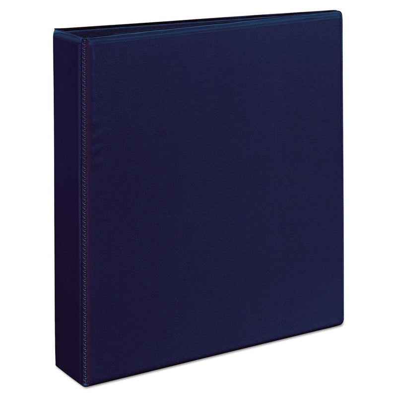 Avery Heavy-Duty View Binder with DuraHinge and One Touch EZD Rings, 3 Rings, 1.5" Capacity, 11 x 8.5, Navy Blue