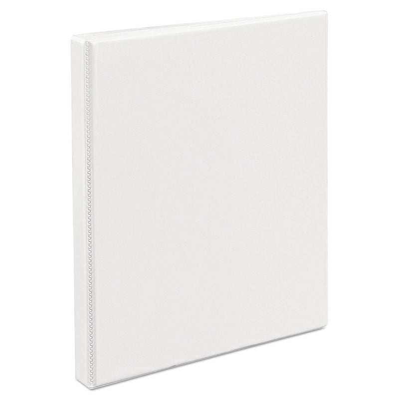 Avery Durable View Binder with DuraHinge and Slant Rings, 3 Rings, 0.5" Capacity, 11 x 8.5, White