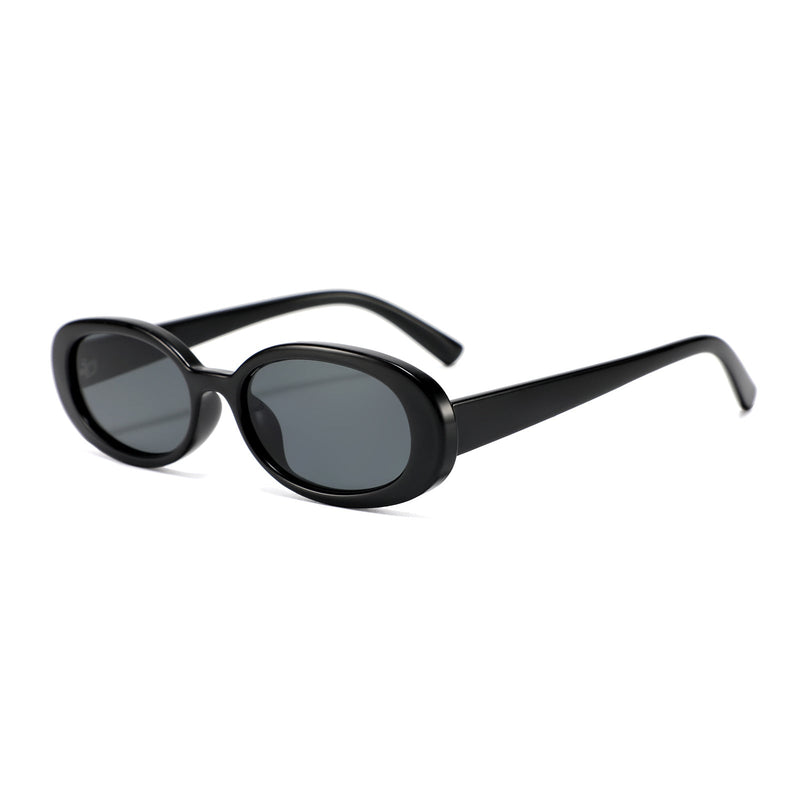 European And American Personality Small Frame Sunglasses Women's Fashion Oval