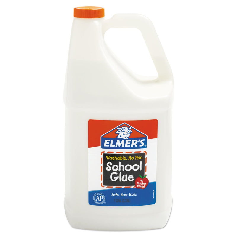 Elmer's Washable School Glue, 1 gal, Dries Clear