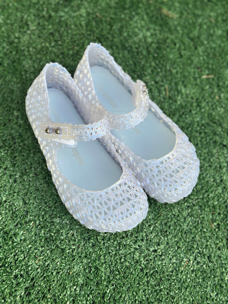 Campana Papel Zig Zag- Pearly White