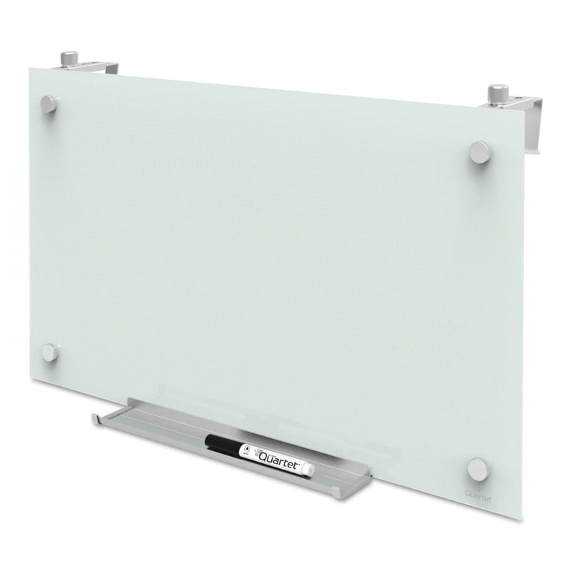 Quartet Infinity Magnetic Glass Dry Erase Cubicle Board, 18 x 30, White