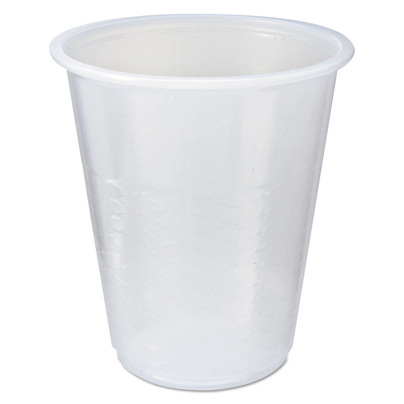 Fabri-Kal RK Crisscross Cold Drink Cups, 3 oz, Clear, 100 Bag, 25 Bags/Carton