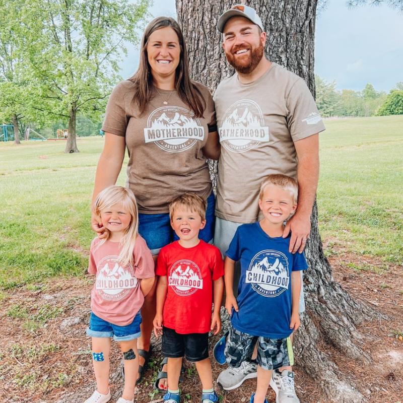 Motherhood + Childhood - The Greatest Adventure - Set of 2 Shirts