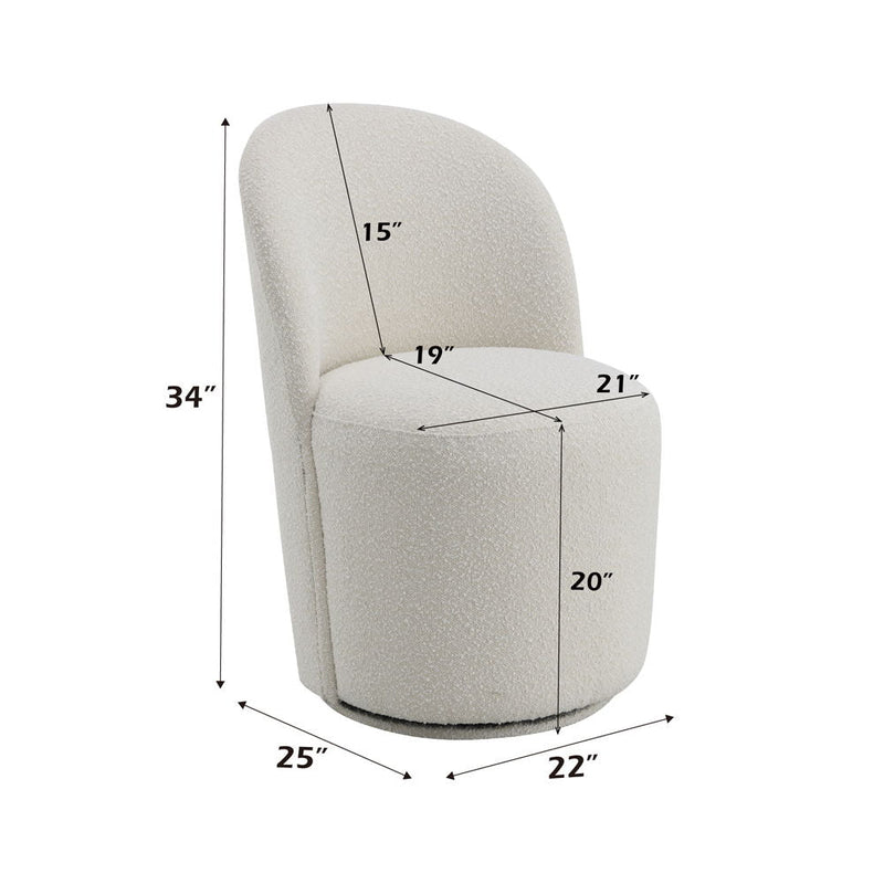 Hollis - Side Chair (Set of 2) - Beige Boucle