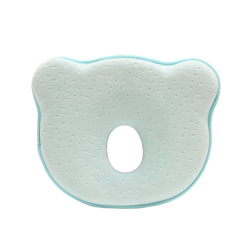 Newborn Anti-Roll Pillow with Flat Head Prevention