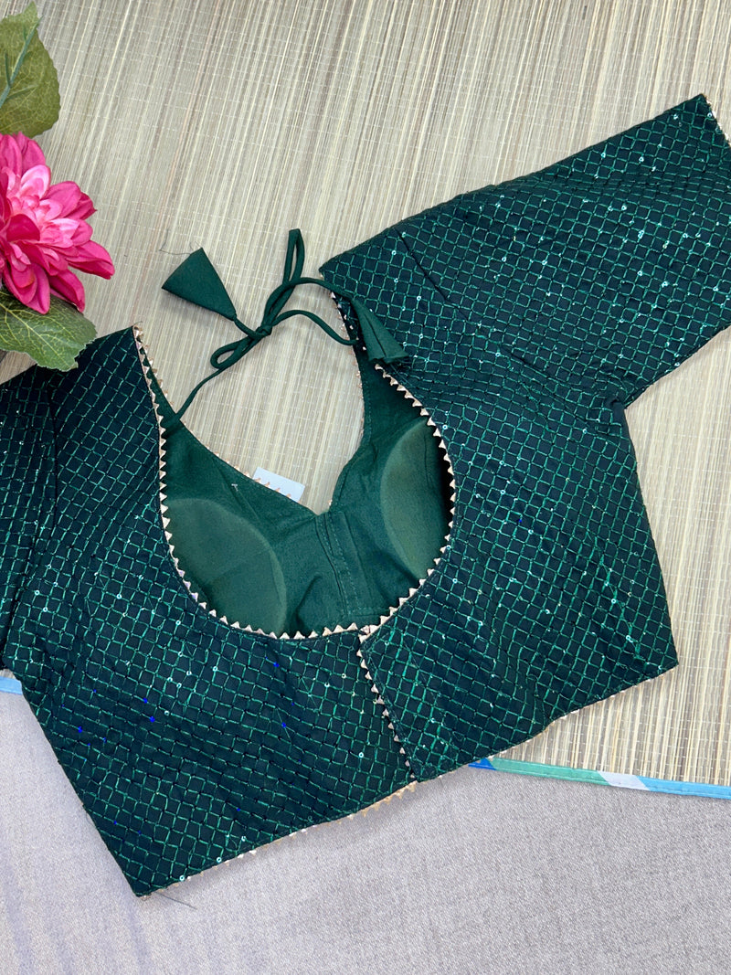 Dark green blouse