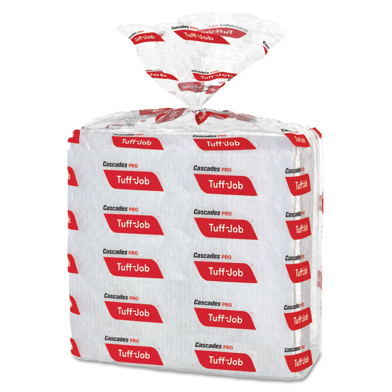 Cascades PRO Tuff-Job S300 Airlaid Wipers, 12 x 13, White, 50/Pack, 16/Carton