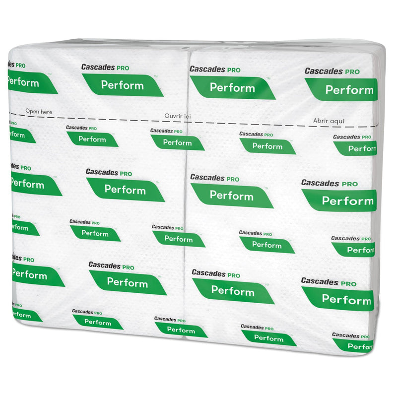Cascades PRO Perform Interfold Napkins, 1-Ply, 6.5 x 4.25, White, 376/Pack, 16 Packs/Carton