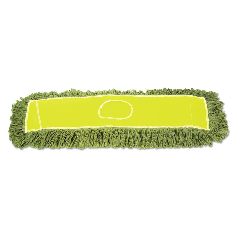 Boardwalk Echo Dustmop, Synthetic/Cotton, 36" x 5", Green, 12/Carton