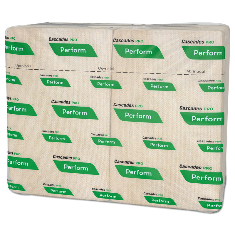 Cascades PRO Perform Interfold Napkins, 1-Ply, 6.5 x 4.25, Natural, 376/Pack, 16 Packs/Carton