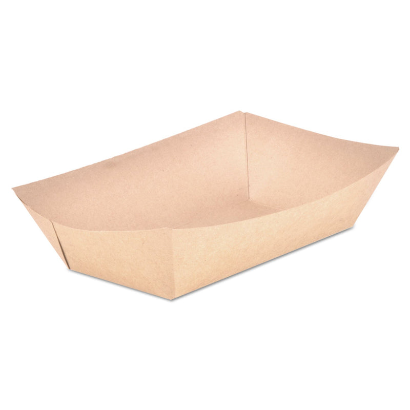 SCT Eco Food Trays, 5 lb Capacity, Brown Kraft, Paper, 500/Carton