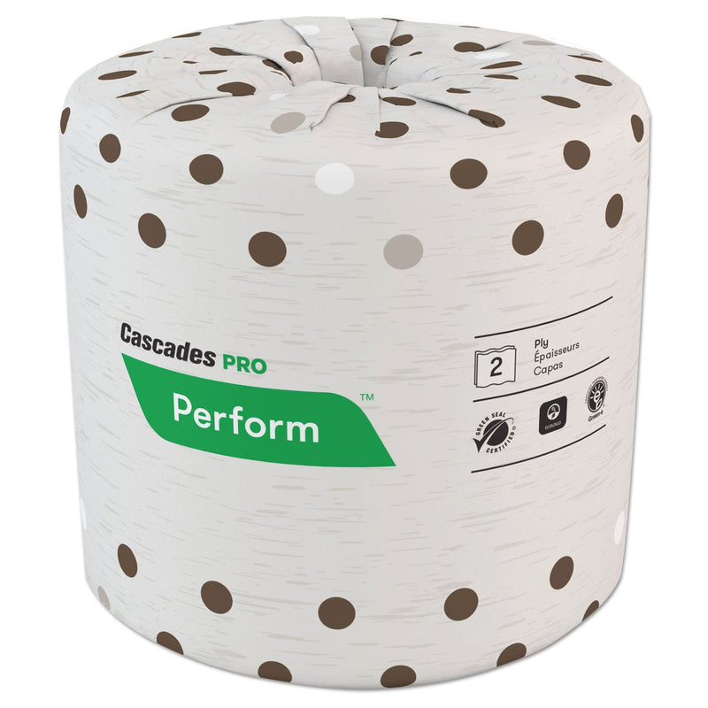 Cascades PRO Select Standard Bath Tissue, 2-Ply, Latte, 400 Sheets/Roll, 80 Rolls/Carton