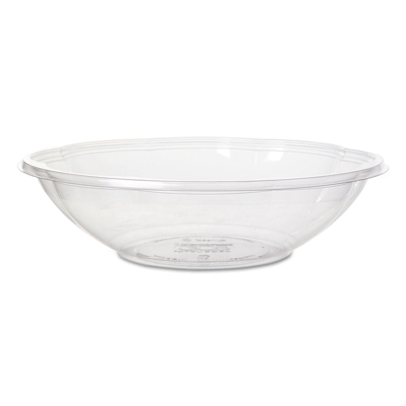 Eco-Products Salad Bowls with Lids, Squat, 64 oz, 9.5 Diameter x 3.2 h, Clear, Plastic, 150/Carton