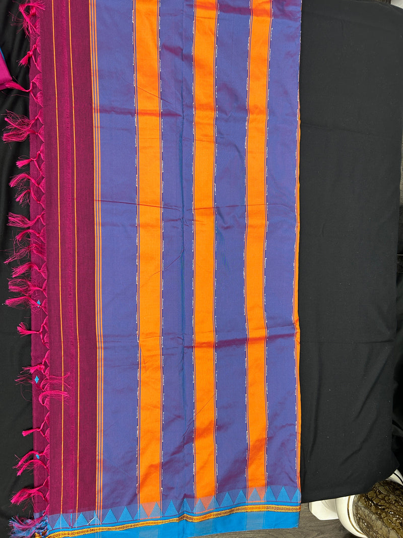Purple/South cotton saree
