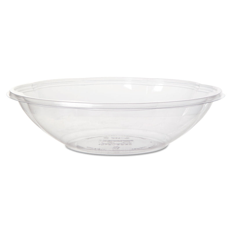 Eco-Products Salad Bowls, 48 oz, 9.5" Diameter x 2.5"h, Clear, Plastic, 300/Carton