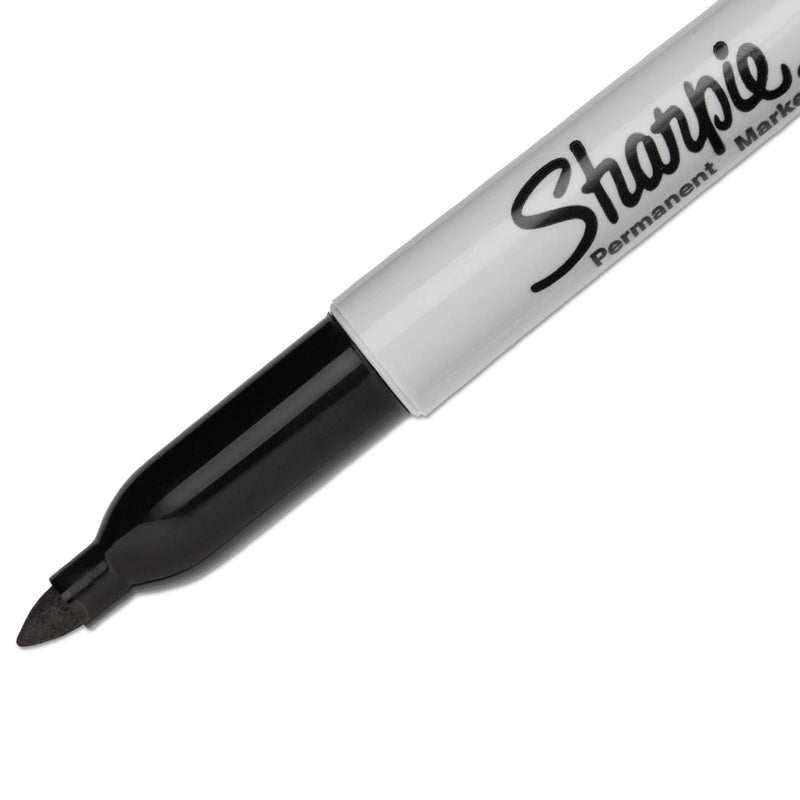Sharpie Fine Tip Permanent Marker, Fine Bullet Tip, Black