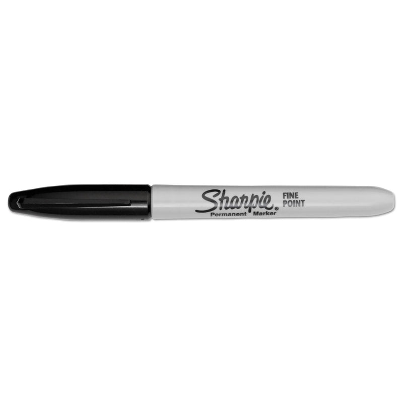 Sharpie Fine Tip Permanent Marker, Fine Bullet Tip, Black, 5/Pack