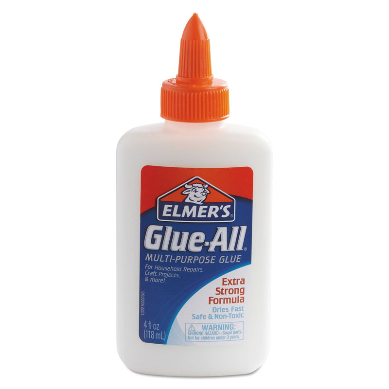 Elmer's Glue-All White Glue, 4 oz, Dries Clear