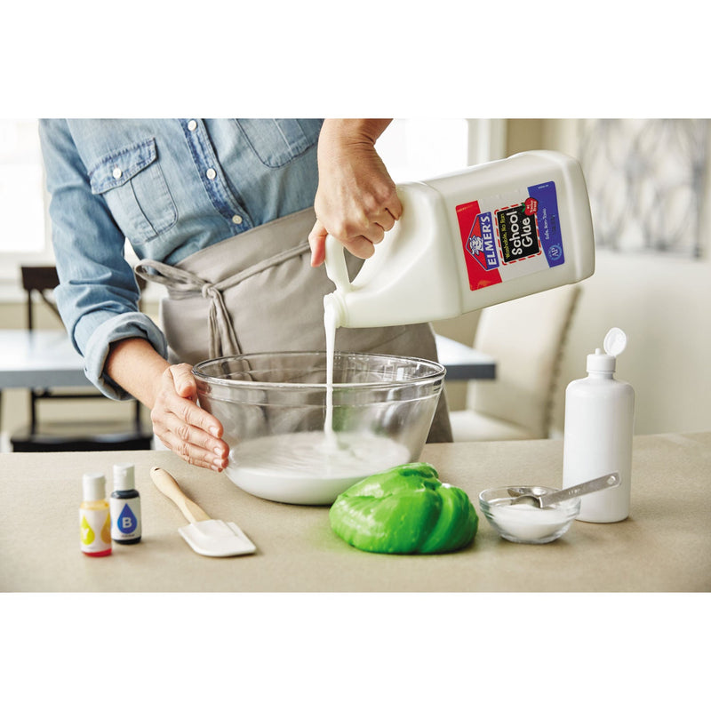 Elmer's Washable School Glue, 1 gal, Dries Clear