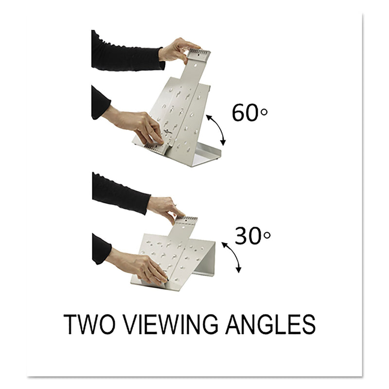 Durable VARIO Reference Desktop System, 10 Panels, Assorted Borders and Panels