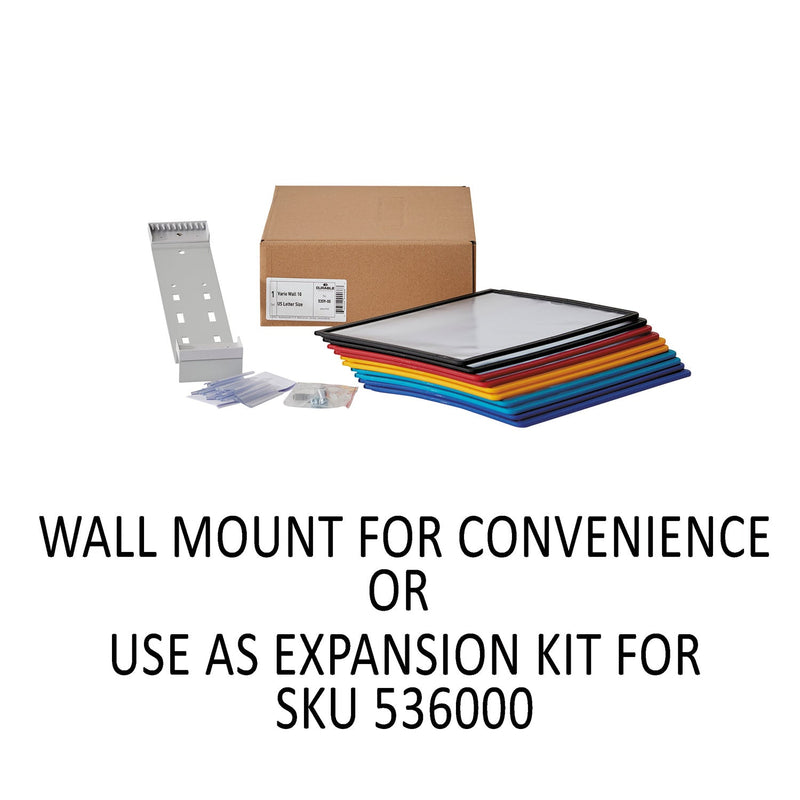 Durable VARIO Wall Reference System, 10 Panels, Assorted Borders and Panels