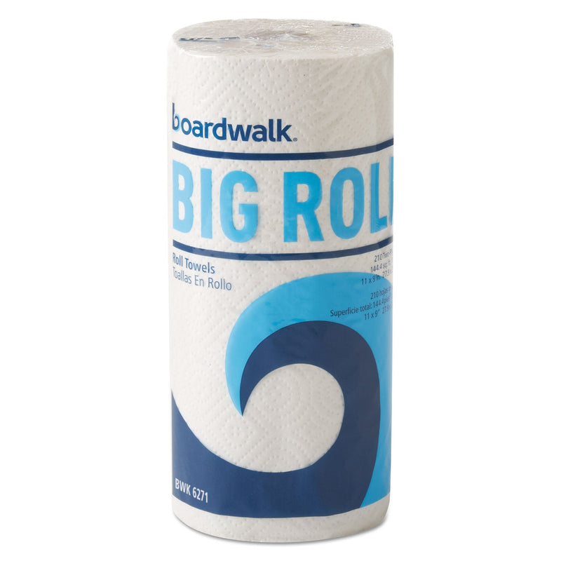 Boardwalk Kitchen Roll Towel Office Pack, 2-Ply, 9 x 11, White, 210/Roll, 12/Carton