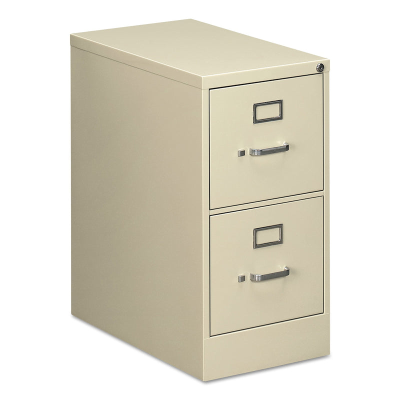 Alera Two-Drawer Economy Vertical File, 2 Letter-Size File Drawers, Putty, 15" x 25" x 28.38"