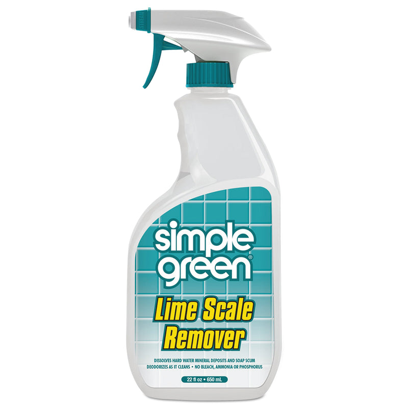 Simple Green Lime Scale Remover, Wintergreen, 32 oz Spray Bottle, 12/Carton